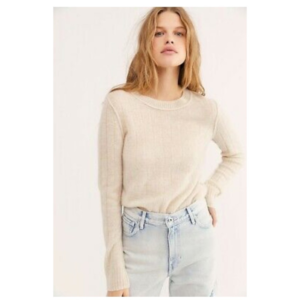 Free People Be Mine 100% Cashmere Sweater (Offers)